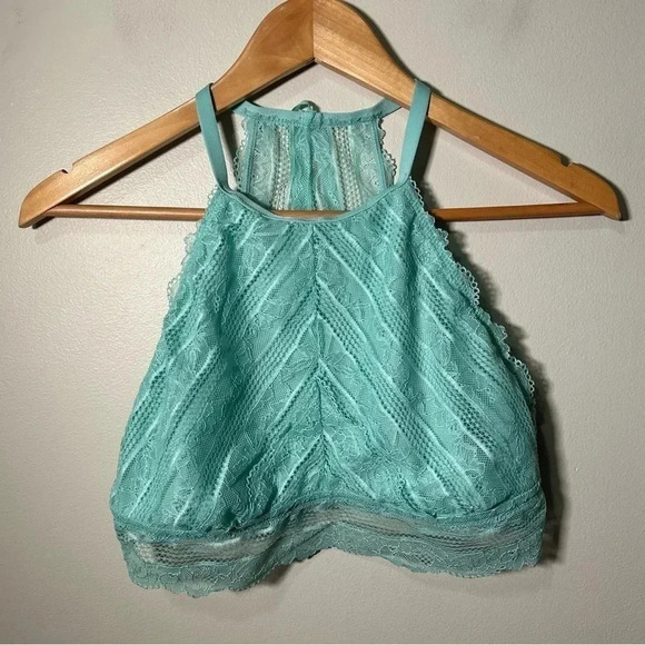 Aerie teal lace bralette L - Picture 2 of 5